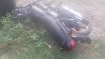 हादसा: अज्ञात वाहन की टक्कर से बाइक सवार तीन युवकों की हुई मौत