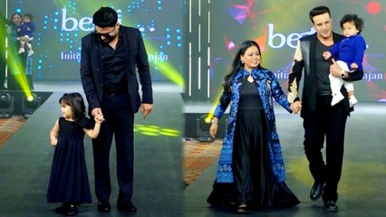Bharti Singh और Kapil Sharma ने अपने बच्चों के साथ रैंप पर बिखेरा जलवा