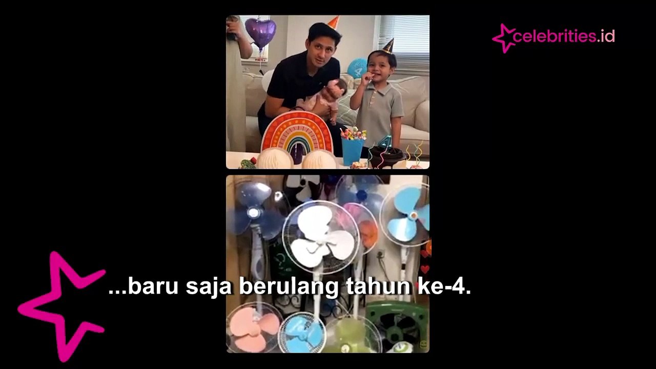 Keseruan Ulang Tahun Anak Pertama Tasya Kamila, Undang Kipas Angin demi Kebahagiaan Arrasya Wardhana