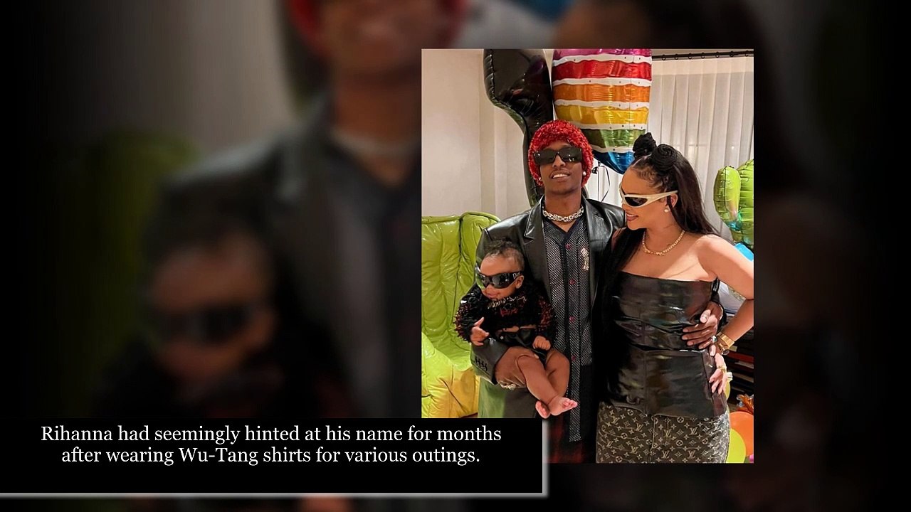 Rihanna's son turns one! Baby RZA reaches his first birthday as dad A$AP Rocky celebrates with sweet family snaps and confirms Wu-Tang Clan-inspired name