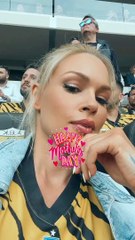 Κάβουρα:  Πήγε στο γήπεδο με τη μαμά της