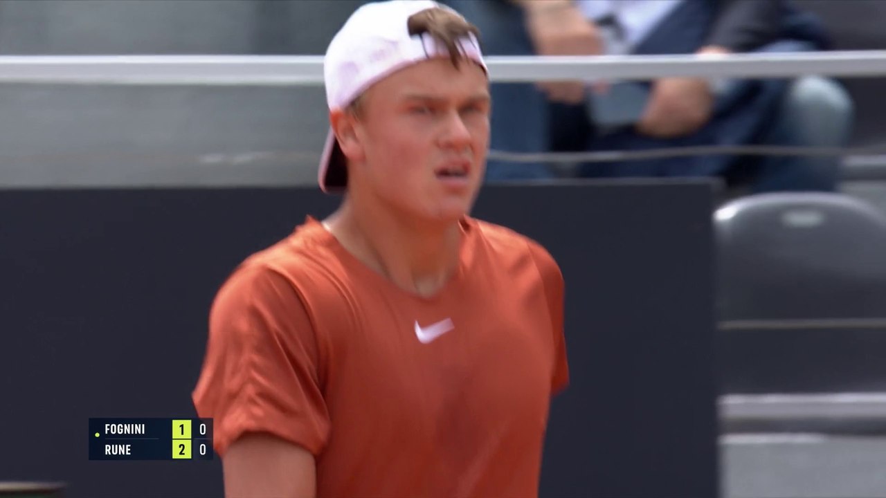 Fognini v Rune | ATP Rome | Match Highlights