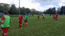 L'ÉCHAUFFEMENT DES JOUEURS DE L'AS DU PIC AVANT LE MATCH CONTRE CHATEAUNEUF DE GALAURE DIMANCHE 14 MAI 2023