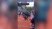 Moment Rob Burrow carried over finish line by Kevin Sinfield at Leeds marathon