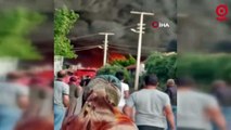Antalya’da geri dönüşüm tesisi alev alev yandı, gökyüzü siyaha büründü