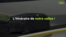 Une caméra dévoile l'itinéraire d'une valise durant un voyage en avion