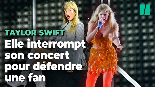 Taylor Swift prend la défense d'une fan en plein concert