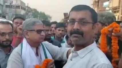 लखीसराय: JDU राष्ट्रीय अध्यक्ष ललन सिंह का कार्यकर्ताओं ने किया स्वागत, की नारेबाजी
