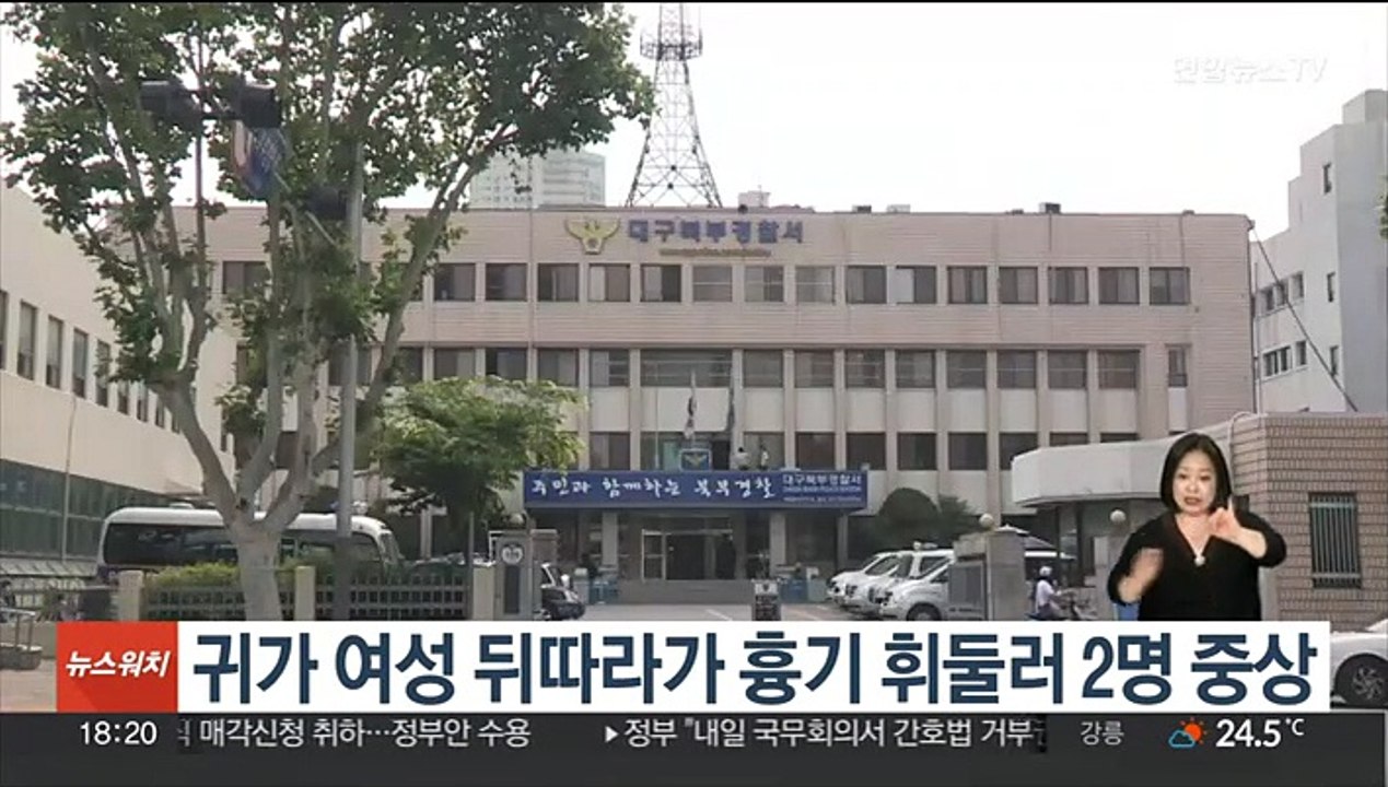 귀가 여성 뒤따라가 흉기 휘두른 20대 검거…2명 중상
