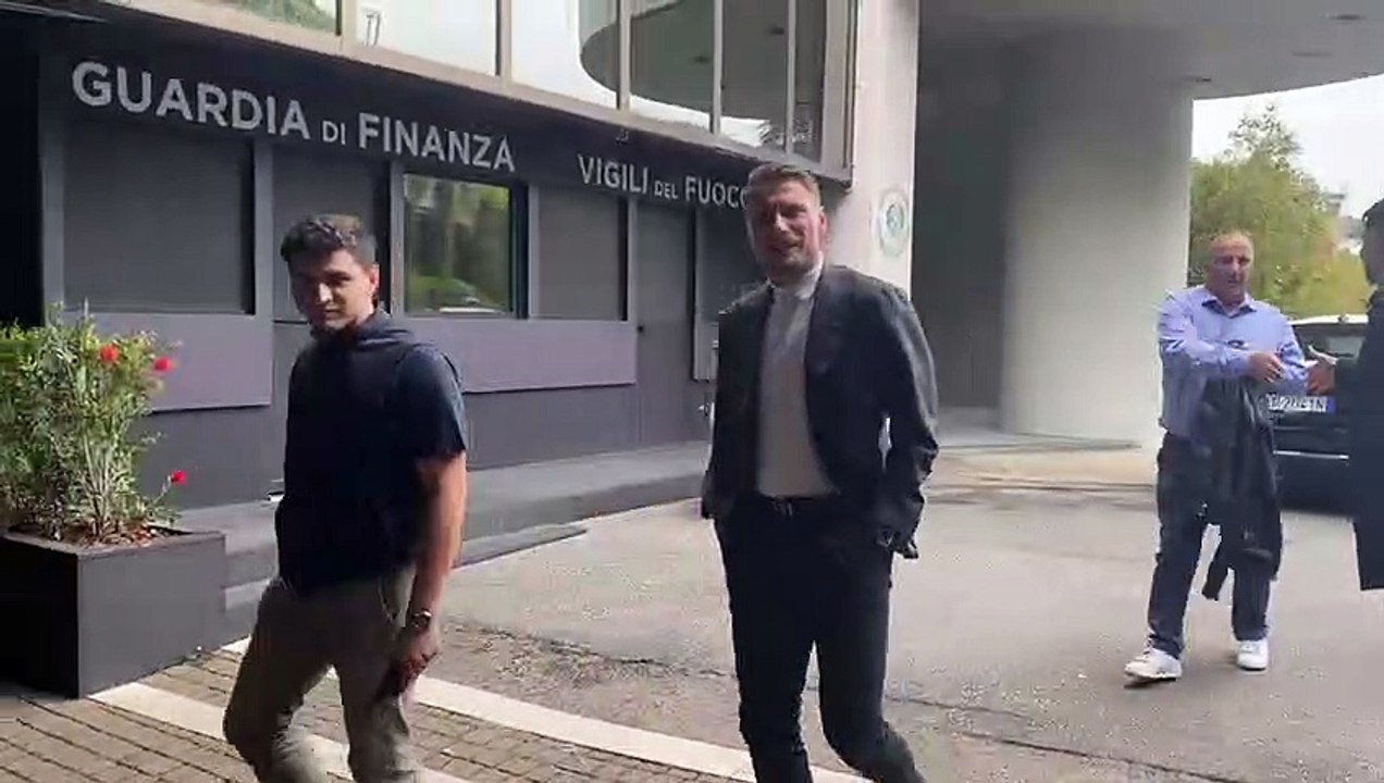 L'arrivo di Immobile allo Stadio Olimpico