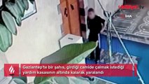 Çalmak istediği kasanın altında kaldı