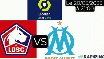 Affiche match LOSC - OM | Ligue 1 2022-23