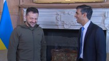 Guerre en Ukraine : Zelensky rencontre Rishi Sunak, qui évoque l'esprit de Churchill