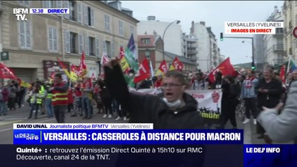 Télécharger la video: Versailles: des casseroles pour la venue d'Emmanuel Macron pour le sommet Choose France