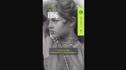 Cannes, 1956 : Brigitte Bardot et les photographes