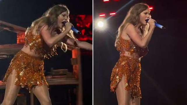 Taylor Swift shouts at security guard mid-performance in defence of fan