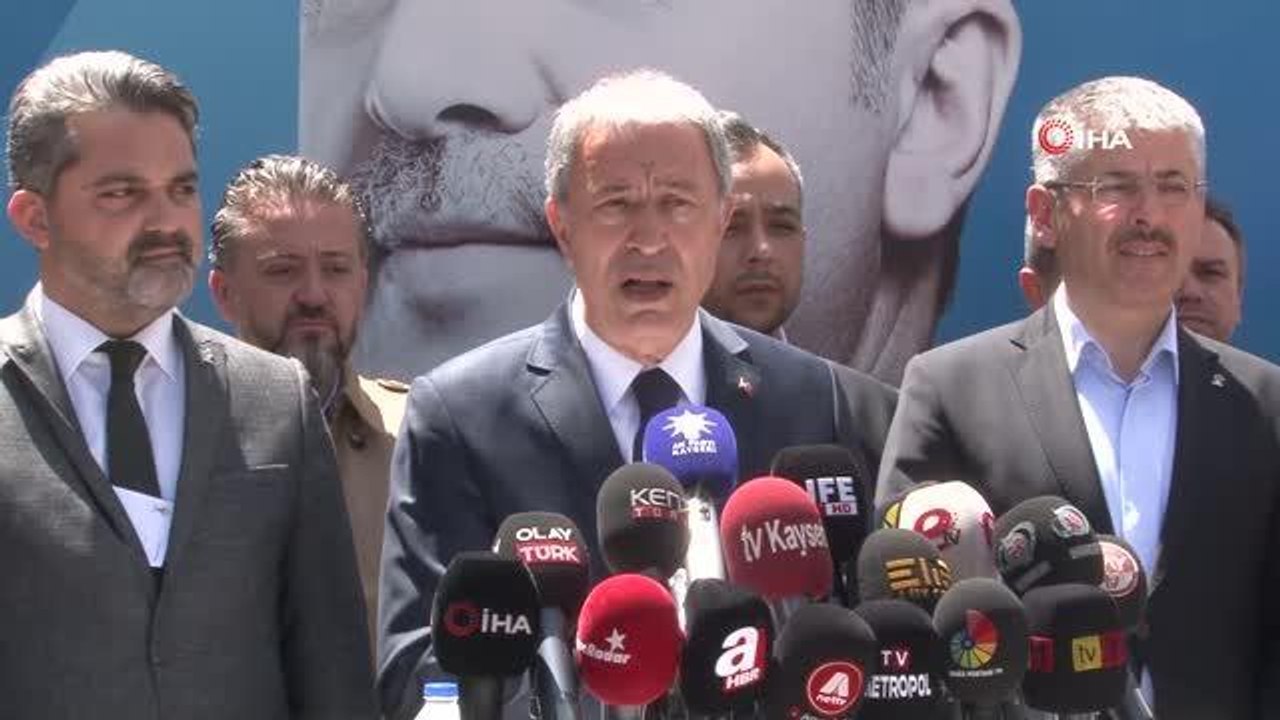 Bakan Akar: "Sayın Cumhurbaşkanımızın bu dönemde dahi seçilme ihtimalinin olduğunu bilelim ve ona göre davranalım"