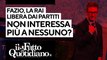 Fazio, la Rai libera dai partiti non interessa più a nessuno? Segui la diretta con Peter Gomez