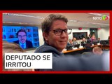 Jornalista diz ter sido agredido pelo deputado Mario Frias (PL-SP) durante audiência na Câmara
