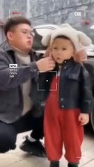 Cap  on head wear the baby father funny  video