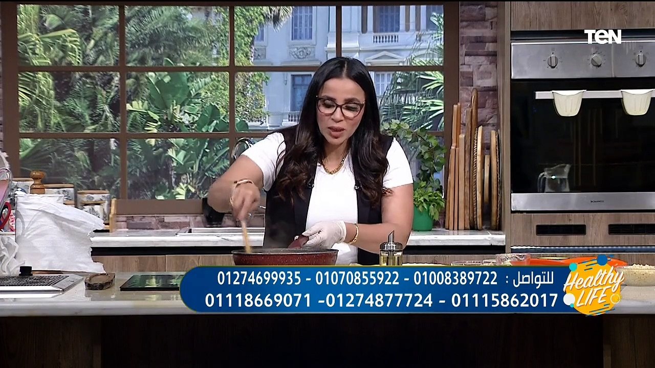 طريقة عمل طاجن كبدة بلسان عصفور وسلطة لسان العص...