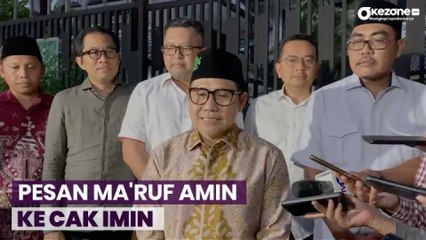 Download Video: Pesan Ma'ruf Amin ke Cak Imin: Harus Pintar-Pintar Mengkalkulasi Teman Koalisi