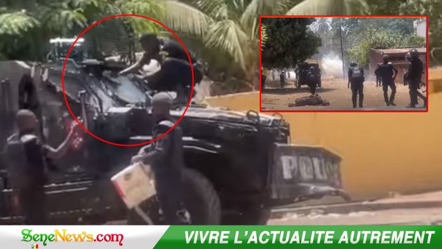 Affrontements Ziguinchor - La tactique incroyable des jeunes face aux Blindés des policiers