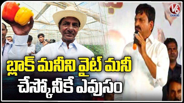 Ponguleti Srinivas Reddy Comments On KCR Farming In Farmhouse _ Wanaparthy _ V6 News