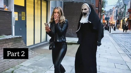 She has no Idea what's behind Her. Craziest Reaction. Part 2