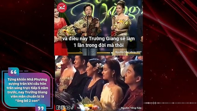 Từng khiến Nhã Phương sượng trân khi cầu hôn trên sóng trực tiếp 5 năm trước, nay Trường Giang viên mãn chuẩn bị là “ông bố 2 con”