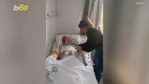 Tears of Joy as Grandmother in Her Hospital Bed Has Surprise Reunion With Granddaughter