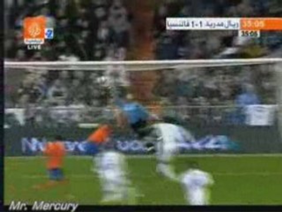 Real Madryt - Valencia [1-1 Raul]