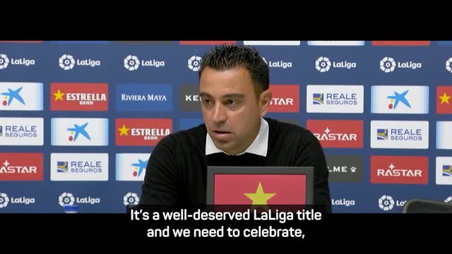 'This is not Xavi’s title’ – Barcelona win 2022-23 LaLiga crown