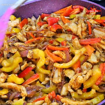 أحلى واطيب وجبة غداء او عشاء ممكن تعملوها عالسريع بالدجاج أكلة طيبة كتير سهلة وسريعة في المقلاه