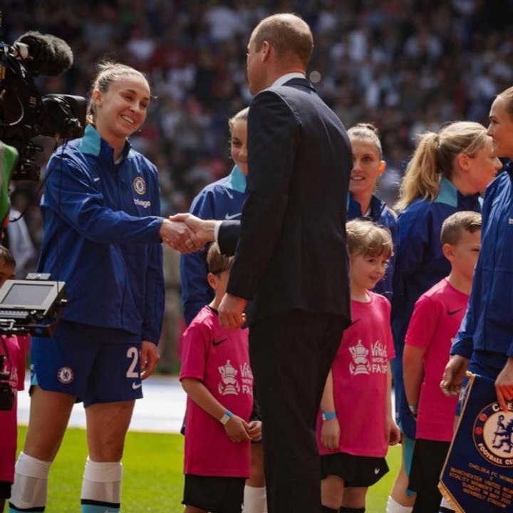 Prince William congratulates Chelsea for Women's FA Cup win - video ...