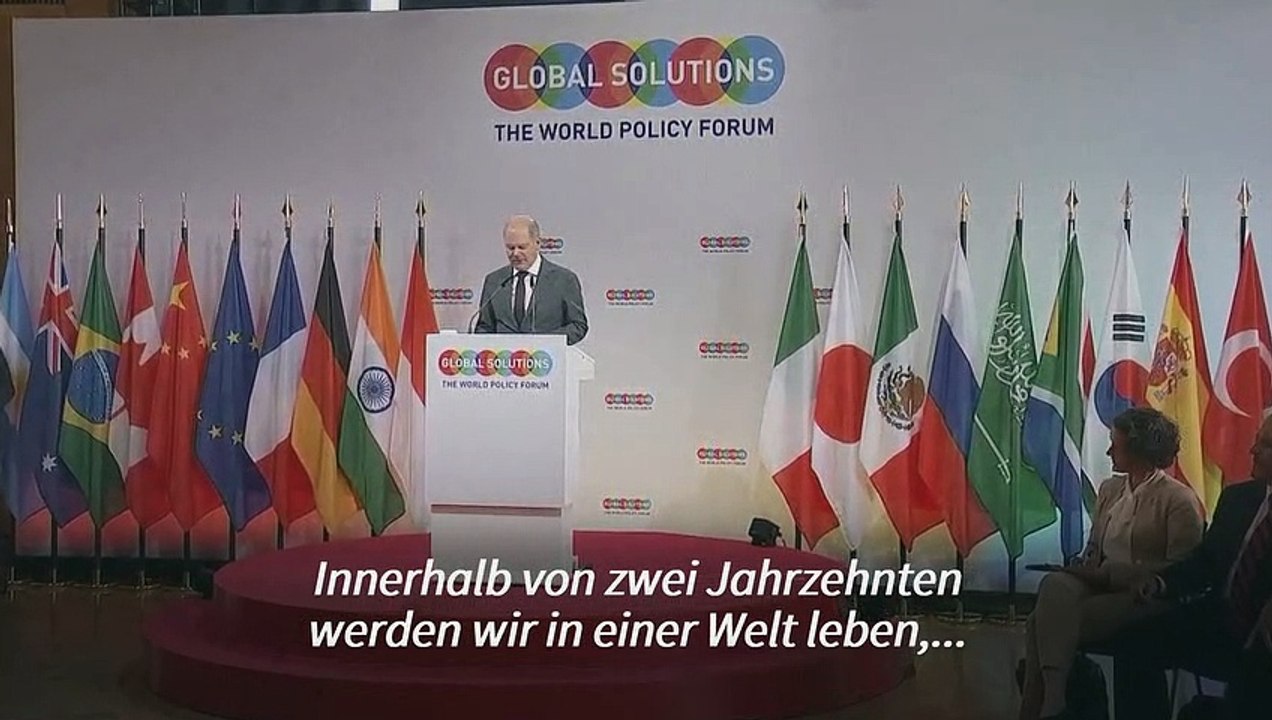 Scholz ruft zu engerer Zusammenarbeit mit globalem Süden auf