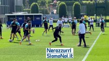 Inter, l'allenamento ad Appiano Gentile pre euroderby di ritorno: Correa in gruppo