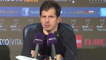 Emre Belözoğlu: "Gerçekçi olmak lazım kupa birinci hedefimiz"