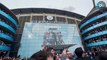 Así fue la llegada del Manchester City: Dj, botes de humo, fuego y locura con Haaland