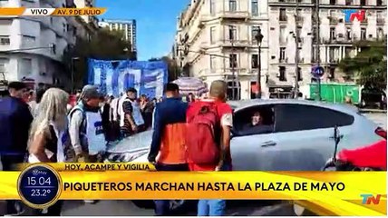 Incidente entre piqueteros y automovilistas