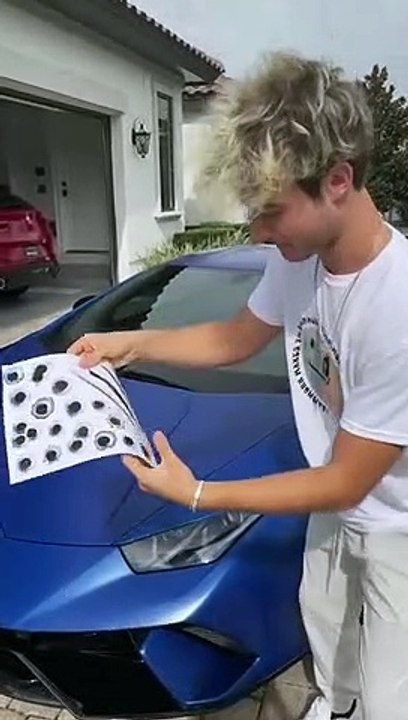 SCRATCHING LAMBORGHINI PRANK