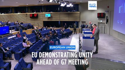 EU to issue 'warning' to countries supporting Russia in next sanction package, VDL says