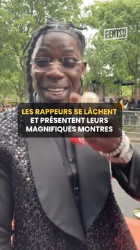 Les rappeurs se lâchent et présentent leurs magnifiques montres
