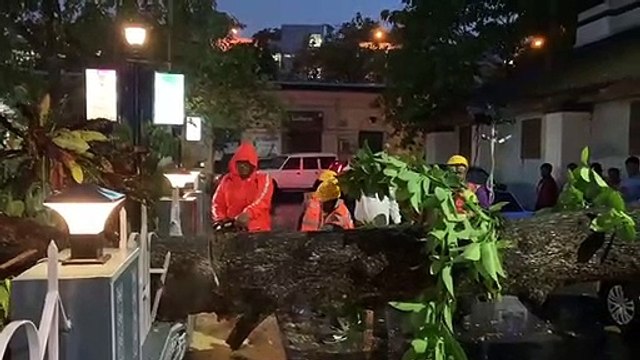 तूफान का कहर, हवा की तेज रफ्तार