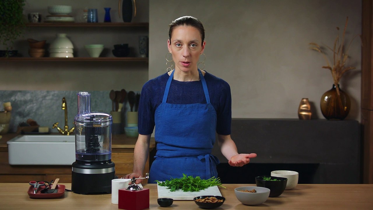 Apollonia Poilâne Teaches Bread Baking S99 E15 Stale Bread - Breadcrumbs & Sourdough Wheat Pesto