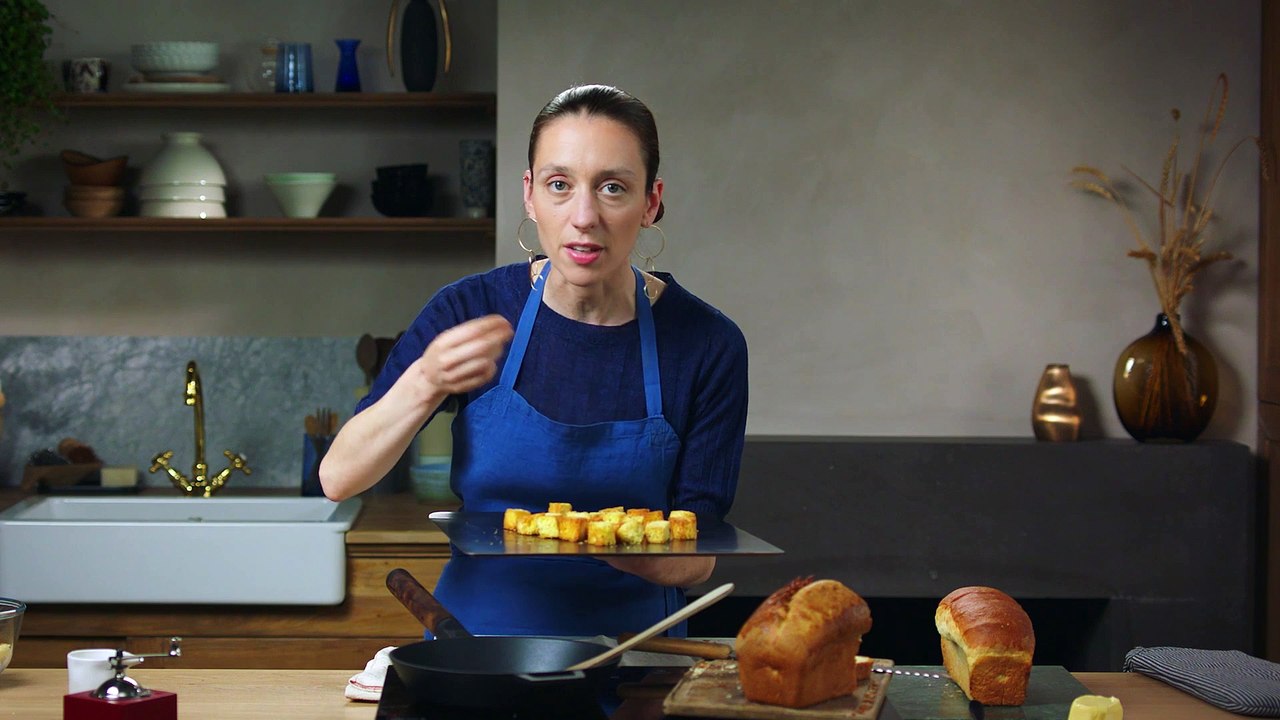 Apollonia Poilâne Teaches Bread Baking S99 E13 Stale Bread - Crouton Variations
