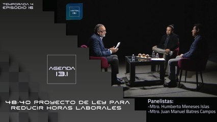 T4 Ep.16 - Agenda 13.1 | 48-40 Proyecto de ley para reducir horas laborales.