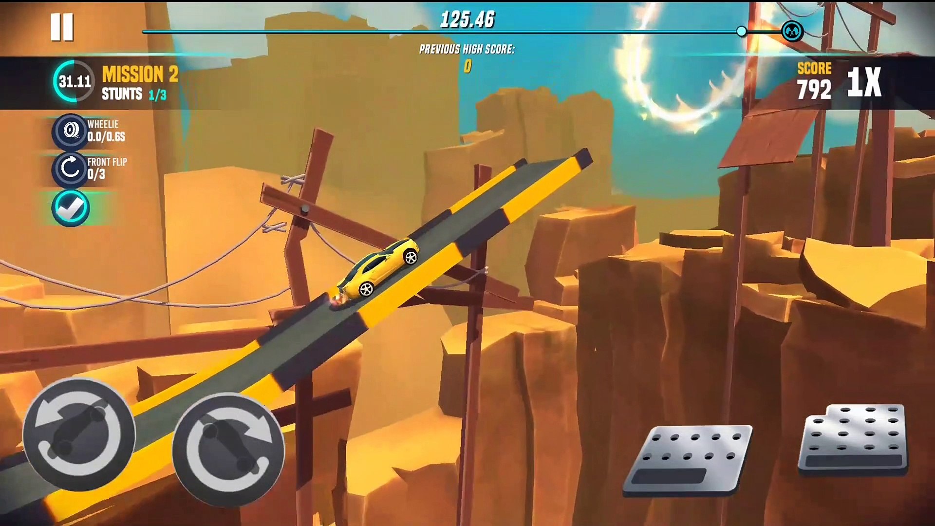 extreme car stunt game | yellow car game | car bridge game | bridge car game | car video game | vide