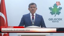 Ahmet Davutoğlu: Biz bitti demeden bitmez