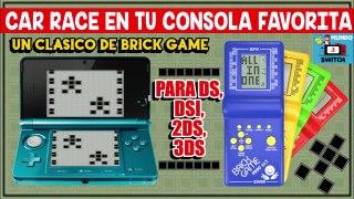 CAR RACE BRICK GAME 9999 EN 1 PARA NINTENDO DS, 3DS, 2DS, ANDROID R4 TWiLight Menu APP NEO DS HOMEBREW